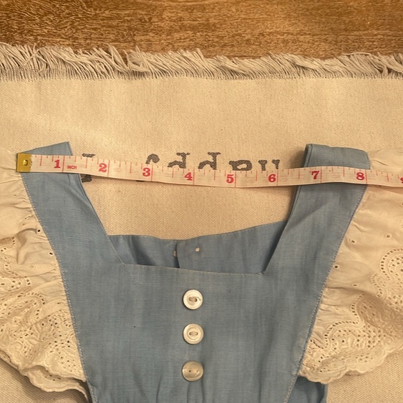 Vintage Child’s  Pinafore/ cotton/ Handmade - Picture 13 of 14